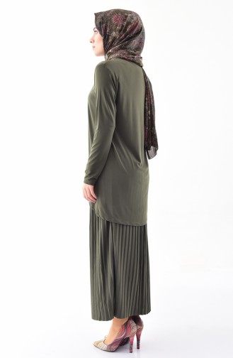 iLMEK Tunic Skirt Double Suit 5237-04 Khaki 5237-04