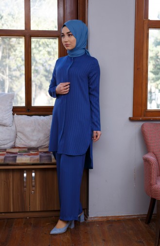 Oyya Tunic Trousers Double Suit 9001-05 Indigo 9001-05