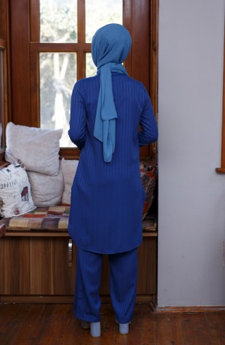 Oyya Tunic Trousers Double Suit 9001-05 Indigo 9001-05