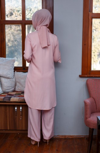 Tunik Pantolon İkili Takım 9001-06 Pudra 9001-06