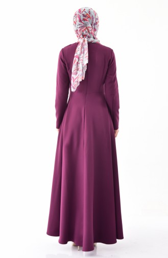 iLMEK Plain Dress 5218-06 Purple 5218-06