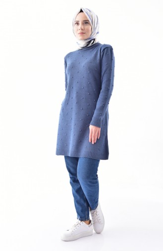 Knitwear Sweater 2117-08 İndigo 2117-08