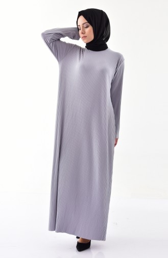 Robe Plissée 5217-03 Gris 5217-03