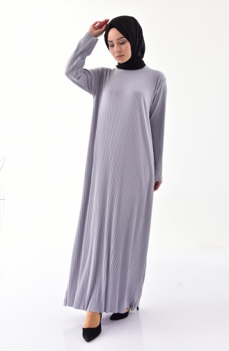 Robe Plissée 5217-03 Gris 5217-03