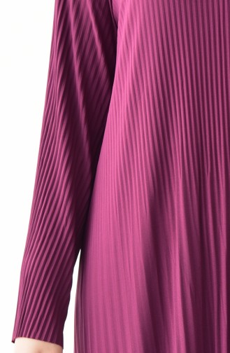 iLMEK Pleated Dress 5242-03 Purple 5242-03