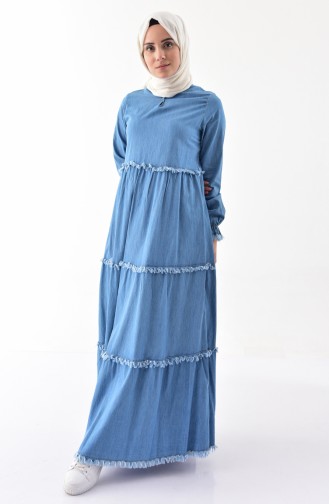 Denim Dress 6121-01 Jeans Blue 6121-01