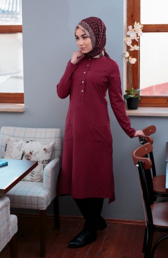 Claret red Tuniek 10105-08