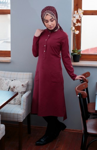 Claret red Tuniek 10105-08