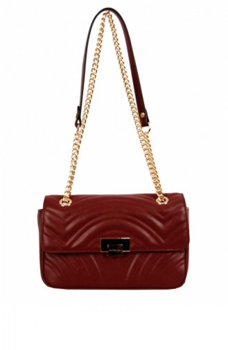 Matmazel Happy Omuz Çantası 182Sc645T Bordo