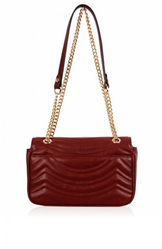 Matmazel Happy Omuz Çantası 182Sc645T Bordo