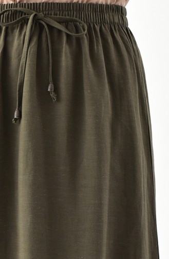 DURAN Pleated Skirt 1105-03 Khaki Green 1105-03