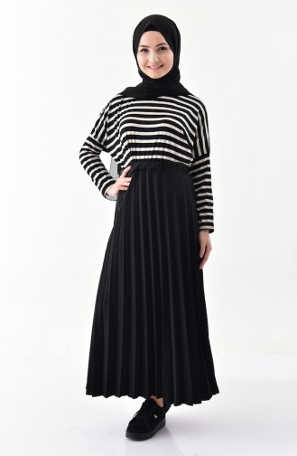 iLMEK Pleated Skirt 5224-01 Black 5224-01