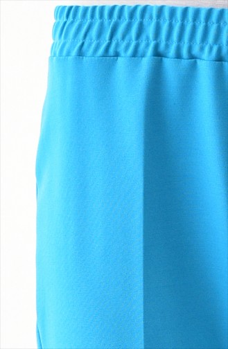 Pantalon Taille élastique 2064-01 Turquoise 2064-01