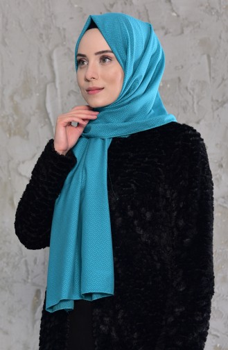 Patterned Cotton Shawl 4114-01 Tur 4114-01