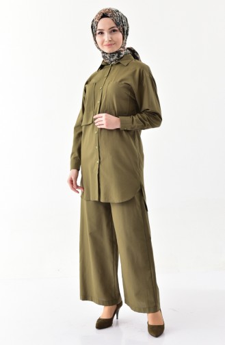 Ensemble Deux Pieces Tunique Pantalon 9099-05 Khaki 9099-05