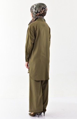 Bislife Pocket Tunic Trousers Double Suit 9099-05 Khaki 9099-05