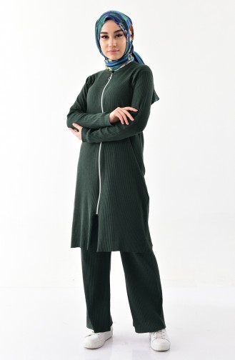 Cardigan Pants Double Team 3300-12 Emerald Green 3300-12