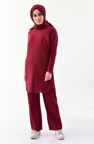 Tunic Pants Binary Suit 3311-06 Claret Red 3311-06