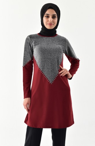 Pearl Tunic 0680-05 Claret Red 0680-05