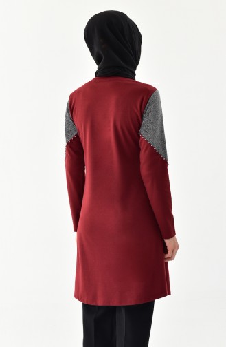 Pearl Tunic 0680-05 Claret Red 0680-05