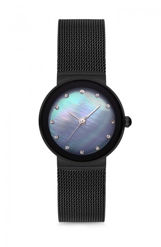 LC Women´s Wicker Wrist Watch BT1219M Black 1219M