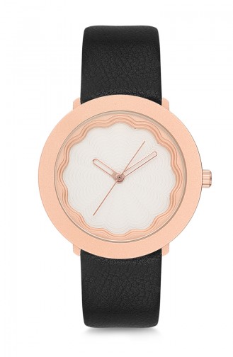 LC Women´s Leather Wrist Watch BT1247D Black 1247D