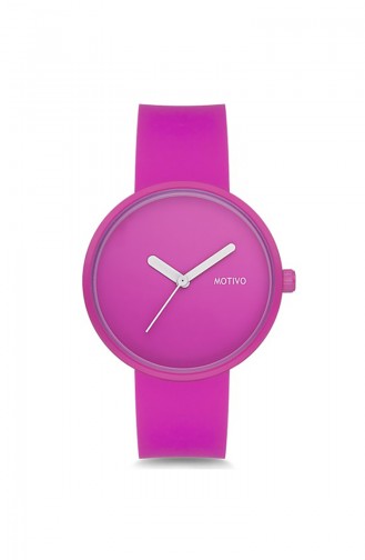 MOTIVO Unisex Silicone Wrist Watch  MT0203 Fuchsia 0203