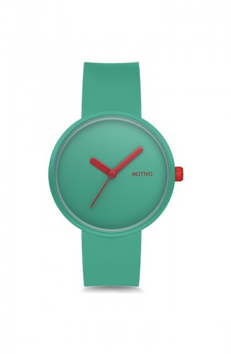 MOTIVO Unisex Silicone Wrist Watch MT0210 Green 0210