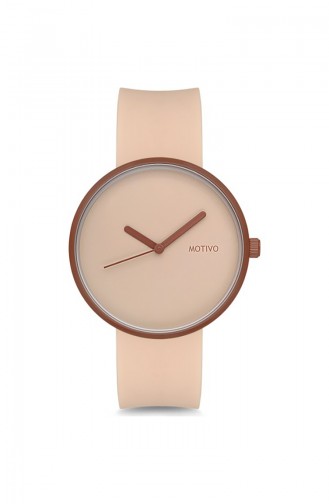 MOTIVO Unisex Silicone Wrist Watch MT0211 Beige 0211
