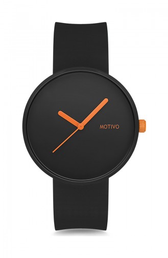 MOTIVO Unisex Silicone Wrist Watch MT0212 Black 0212