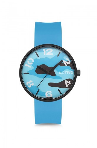 MOTIVO Unisex Silicone Wrist Watch MT0213 Blue 0213