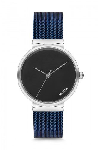 Nafisa Women´s Wicker Wrist Watch NF1012H Blue 1012H