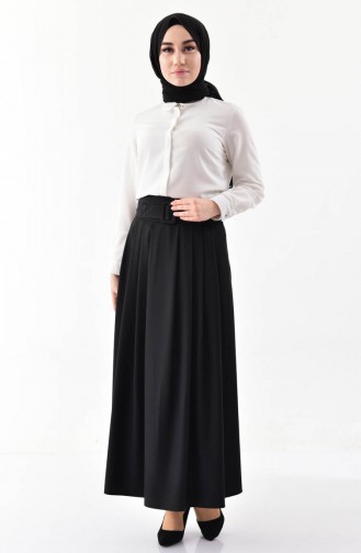 Platted Skirt 0402-05 Black 0402-05