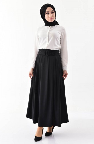 Platted Skirt 0402-05 Black 0402-05