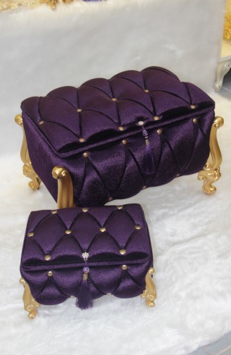 Lila Wohnaccessoires 01001-02