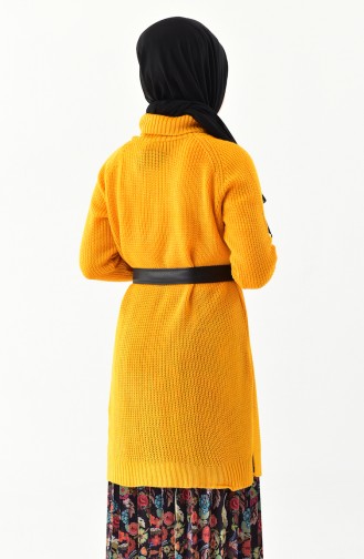 Polo-neck Knitwear Sweater 2017-23 dark Yellow 2017-23