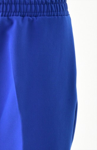 Pantalon Taille élastique 2065B-01 Bleu Roi 2065B-01