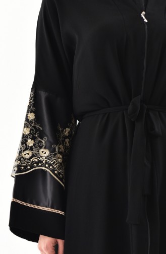 Abaya 7755-01 Schwarz Gold 7755-01