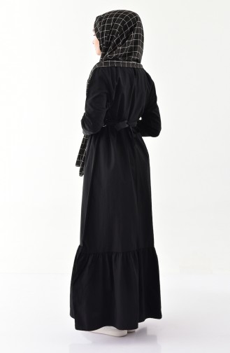 iLMEK Belted Dress 5222B-01 Black 5222B-01