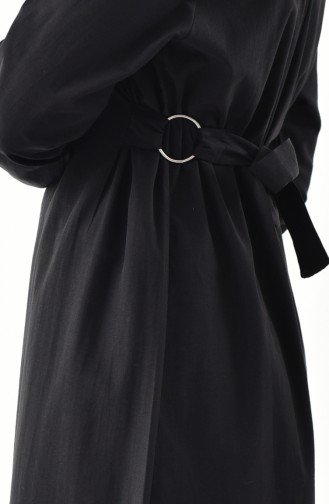 iLMEK Belted Dress 5222B-01 Black 5222B-01