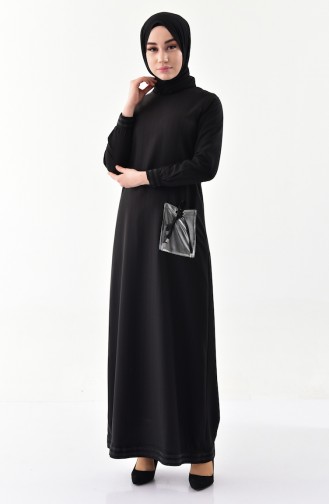 Pocket Dress 0211 A-01 Black 0211A-01