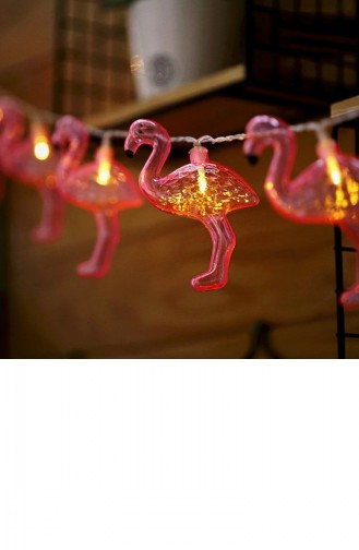 10Lu Led Flamingo Işık Zinciri 15 Metre