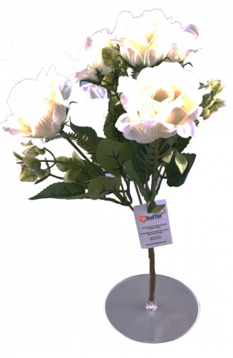 5 Branches de Fleurs Artificielles Blanc ck010Bz 010YT0031BZ