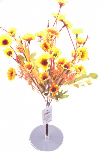 7 Branches de Fleurs Artificielles Jaune ck009Sa 009YT0022SA