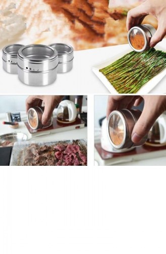 Magnetic Jar spices (3 Pieces) 02YT0950