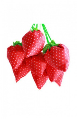 Filet de Marché Pliable Pratique Modèle de Fraise 19YT1215