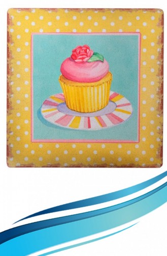 Decotown Cup Cake Ahşap Pano 4040 18225