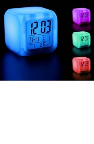 Color Changing Digital Cube with Alarm 5YT0433
