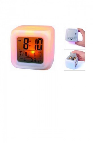 Color Changing Digital Cube with Alarm 5YT0433