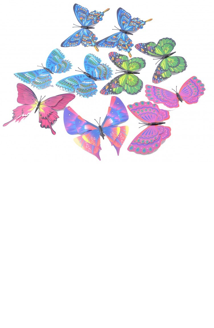 Potted Decorative Butterfly Small 10lu Packet 53yt0045 Sefamerve